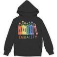 Floral Book Equality Human Rights Social Justice Peace Love Unisex Hoodie Floral Book Equality Human Rights Social Justice Peace Love Unisex Hoodie