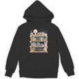 Ghost Book Reading Books Lover Teacher Happy Halloween Unisex Hoodie