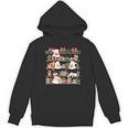 Ghost Christmas Reading Book Lover Library Christmas Teacher Unisex Hoodie
