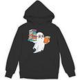 Ghost Reading Books Halloween Library Unisex Hoodie