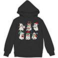Ghost Santa Elf Squad Read Books Bookish Librarian Christmas Unisex Hoodie