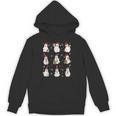 Ghosts Wearing Santa Hats Reading Books Christmas Book Lover Unisex Hoodie Ghosts Wearing Santa Hats Reading Books Christmas Book Lover Unisex Hoodie