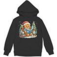 Gingerbread Reading Book Lovers Christmas Bookworm Librarian Unisex Hoodie