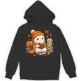 Halloween Ghost Reading Book Lovers Coffee Girl Women Unisex Hoodie Halloween Ghost Reading Book Lovers Coffee Girl Women Unisex Hoodie