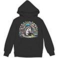 Hedgehog Reading Book Lake Scenery Reading Unisex Hoodie