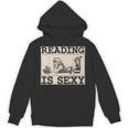 Hot Pin Up Girl Comic Book Vintage Reading Is Sexy Unisex Hoodie
