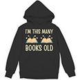 I'm This Many Books Old Read Book 2nd Birthday 2 Years Old Unisex Hoodie