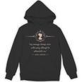 Jane Austen My Courage Always Rises Literary Book Club Unisex Hoodie