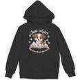 Just a Girl Who Loves Dogs And Books Cute Dog Unisex Hoodie Just a Girl Who Loves Dogs And Books Cute Dog Unisex Hoodie