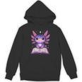 Kawaii Axolotl Cute Axolotls Reading Book Unisex Hoodie Kawaii Axolotl Cute Axolotls Reading Book Unisex Hoodie