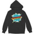 Kids Boys Benjamin Name Personalized Superhero Comic Book Unisex Hoodie