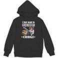 Kids Read Books & Pet My Blue Merle Corgi Lover Unisex Hoodie Kids Read Books & Pet My Blue Merle Corgi Lover Unisex Hoodie