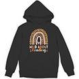 Leopard Teacher Wild About Reading Books Reader Librarian Unisex Hoodie