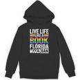 LGBTQ Quote Live Life Like A Banned Rainbow Book Unisex Hoodie