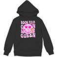 Library Book Fair Queen Vibe Groovy Tie Dye School Reading Unisex Hoodie