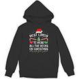 Most Likely To Read A Book On Christmas Family Matching Xmas Unisex Hoodie
