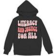 Literacy And Justice For All Book Lover Unisex Hoodie Literacy And Justice For All Book Lover Unisex Hoodie