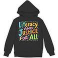 Literacy And Justice For All Protect Banned Books Library Unisex Hoodie