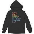 Live Life Like a Book Florida Would Ban LGBTQ Rainbow Flag Unisex Hoodie