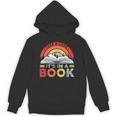 Take A Look It's In A Book Reading Book Vintage Rainbow Unisex Hoodie