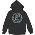 I Love My Library Medallion For Book Lover Reader Librarian Unisex Hoodie I Love My Library Medallion For Book Lover Reader Librarian Unisex Hoodie