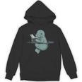 Manatee Reading Book Bookworm Manatees Ocean Animal Lover Unisex Hoodie Manatee Reading Book Bookworm Manatees Ocean Animal Lover Unisex Hoodie