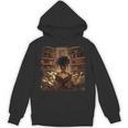 Melanin Afro Women Educated Reading Book History Unisex Hoodie