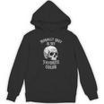 Morally Grey Is My Favorite Color Bookish Skull Unisex Hoodie