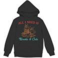 All I Need Is Books & Cats Cozy Unisex Hoodie All I Need Is Books & Cats Cozy Unisex Hoodie