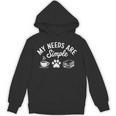 My Needs Are Simple Cat Dog Reading Book Coffee Unisex Hoodie My Needs Are Simple Cat Dog Reading Book Coffee Unisex Hoodie
