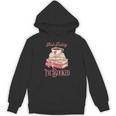 Not Today I'm Booked Book Lover Book Stack Coquette Bow Unisex Hoodie