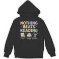 Nothing Beats Reading Book Librarian Across America Kids Unisex Hoodie