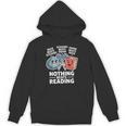 Nothing Beats Reading Rock Paper Scissors Book Lover Unisex Hoodie