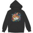 Open Book With Colorful Floral Reading Magic Unisex Hoodie Open Book With Colorful Floral Reading Magic Unisex Hoodie