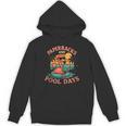 Paperbacks And Pool Days Flamingo Reading Summer Vibes Books Unisex Hoodie Paperbacks And Pool Days Flamingo Reading Summer Vibes Books Unisex Hoodie