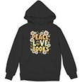 Peace Love Books Librarian Teacher Life Book Library Unisex Hoodie