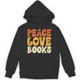 Peace Love Books Men Women Unisex Hoodie