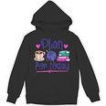 Plan For Today Coffee Yarn Books Sewing Knitter Knitting Unisex Hoodie