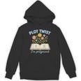 Plot Twist I'm Pregnant Literary Pregnancy Announcement Book Unisex Hoodie Plot Twist I'm Pregnant Literary Pregnancy Announcement Book Unisex Hoodie