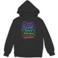I Put My Book Down To Be Here Whimsical Graphic For Readers Unisex Hoodie