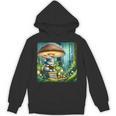 Rabbit Reading Book Under Large Mushroom Easter Bandana Unisex Hoodie