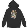 Raccoon Books Reading Flowers Unisex Hoodie Raccoon Books Reading Flowers Unisex Hoodie