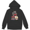 Raccoon Reading Books Matching Bookworm Readers Librarian Unisex Hoodie