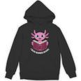 I Read Banned Books Axolotl Reading Unisex Hoodie
