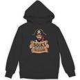 Read Book Reader Library Reading Librarian Pirate Bookworm Unisex Hoodie