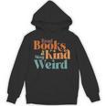 Read Books Be Kind Stay Weird Retro Bookworm Book Lover Unisex Hoodie
