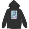The Reader Retro Reading Skeleton Books Flowers Tarot Card Unisex Hoodie The Reader Retro Reading Skeleton Books Flowers Tarot Card Unisex Hoodie