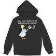 Reading 6-7 Silly Goose Read Books Bookish Bookworm Unisex Hoodie