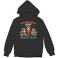 Reading Book Lover Racoon Always Freakin Busy Reading Trash Unisex Hoodie