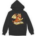 Reading Dragon Book Lover Bookworm Reader Unisex Hoodie
